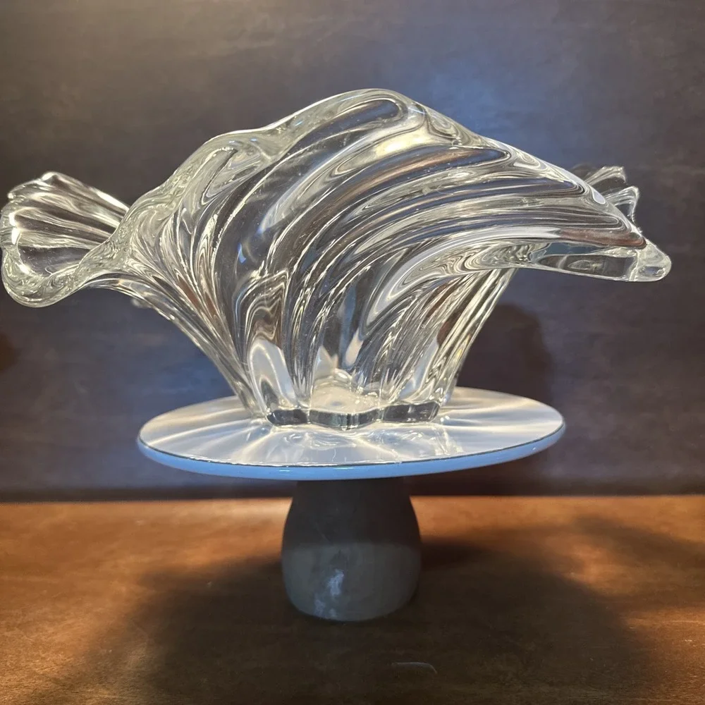 Mikasa Belle Epoque Crystal Centerpiece Bowl 12.5